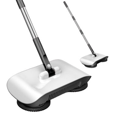 Handkehrmaschine mit Wischmopp & Kehrschaufel – 3-in-1 Bodenreiniger