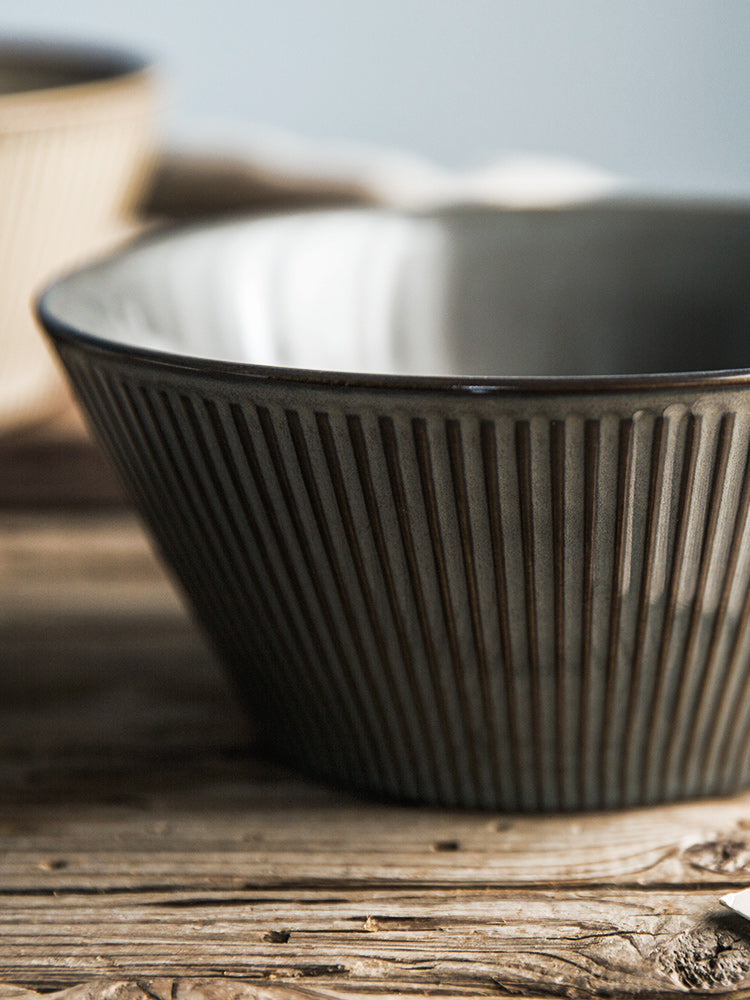 Seif Nordic Style Creative Simple Big Bowl Big Soup Bowl Noodle Bowl Vegetable Bowl Mixed Cold Vegetable Fruit Salad Bowl Single Pot