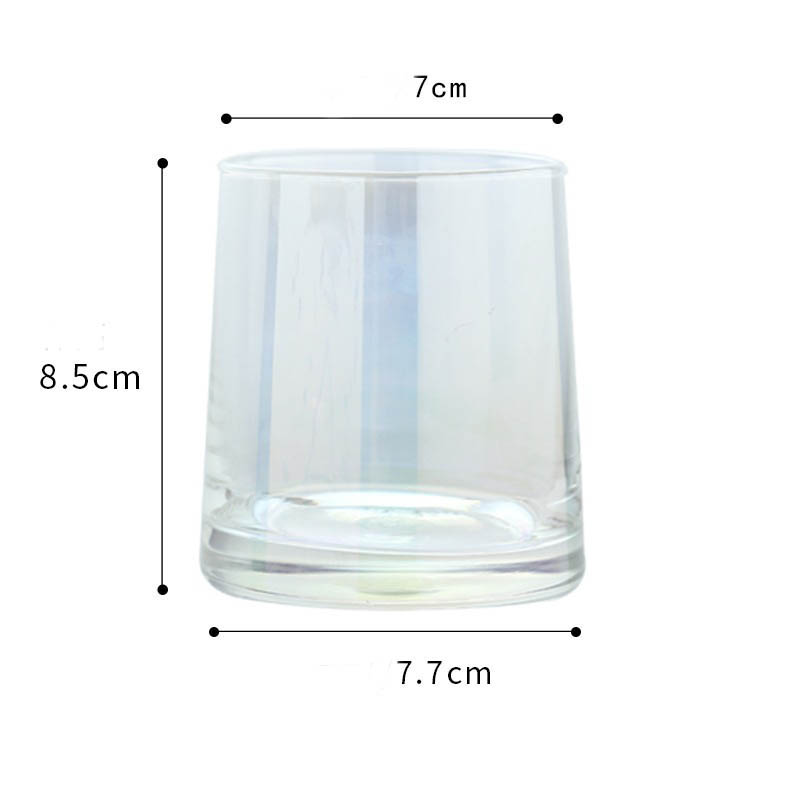 Simple Home Glass Colorful Whiskey Glass