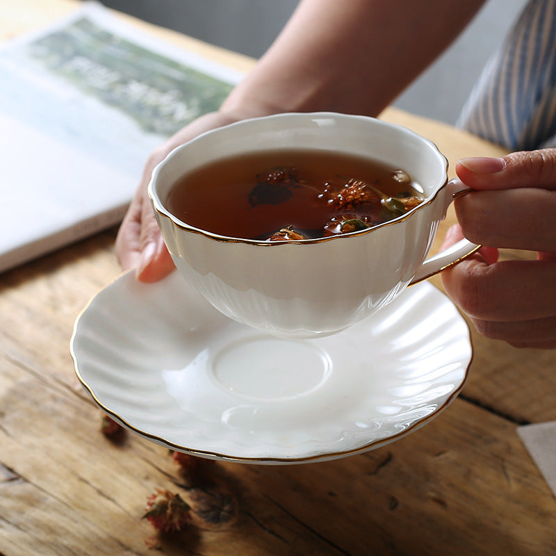 English afternoon tea cup coffee cup