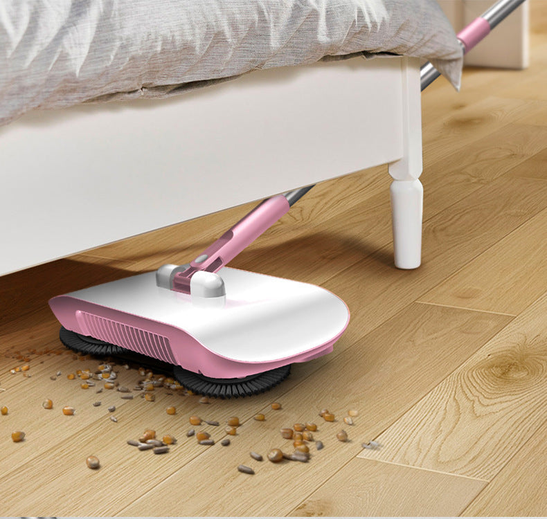 Handkehrmaschine mit Wischmopp & Kehrschaufel – 3-in-1 Bodenreiniger