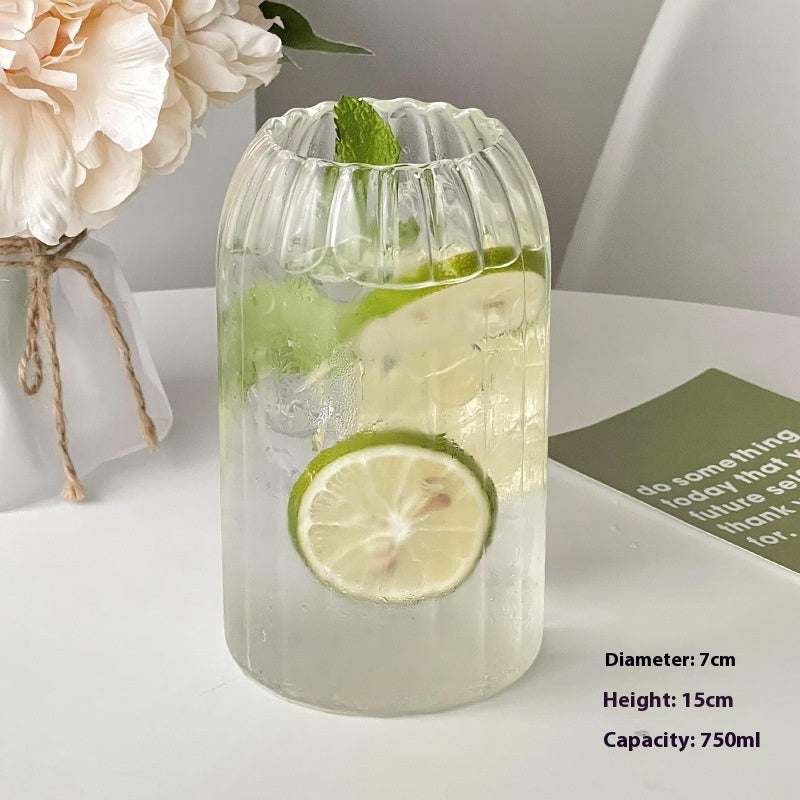 Glass Borosilicate Water Cup Transparent Coffee Cup