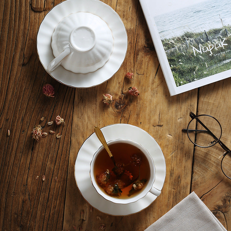English afternoon tea cup coffee cup