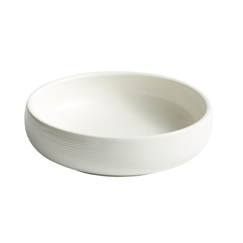 Ceramic Bowl Household Tableware Large Fruit Plate