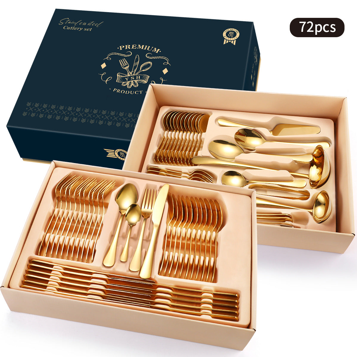 Edelstahl-Besteck Geschenkset – Hochwertig, in Geschenkbox