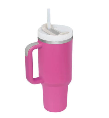 40 oz Thermobecher mit Henkel und Strohhalm – Edelstahl, auslaufsicher, isoliert