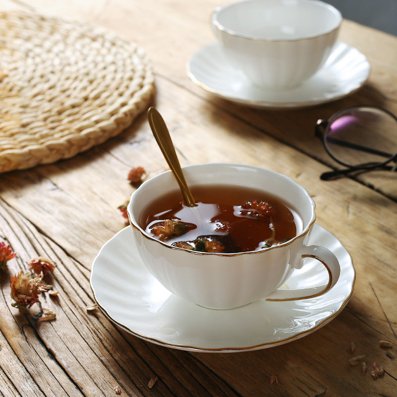 English afternoon tea cup coffee cup