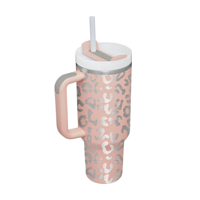 40 oz Thermobecher mit Henkel und Strohhalm – Edelstahl, auslaufsicher, isoliert