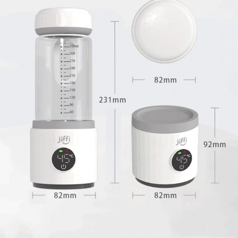 Tragbarer Babymilch-Wärmer – Konstante Temperatur, kabellos, USB