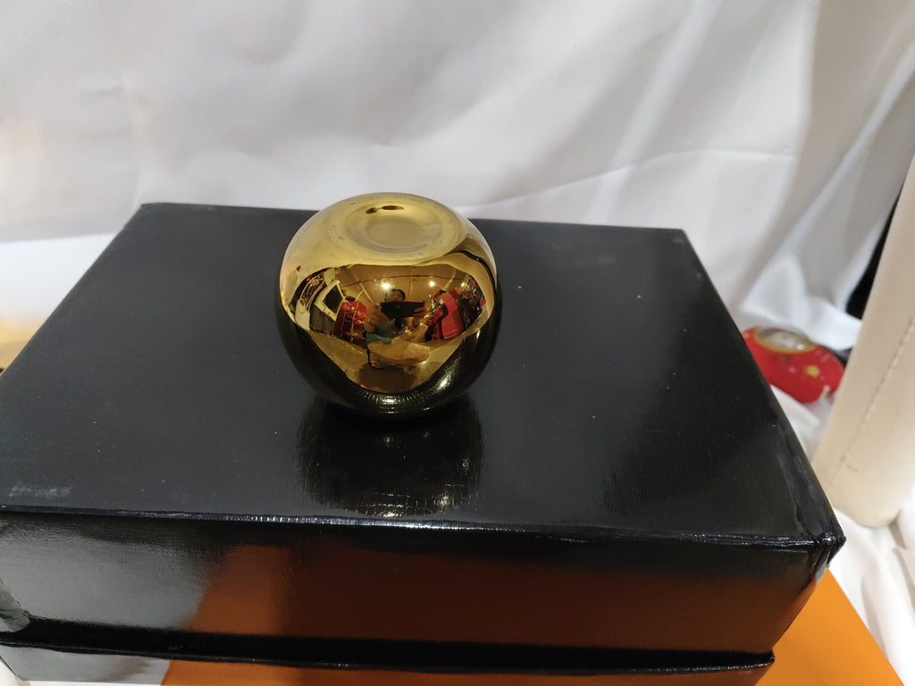 Hot Sale Electroplated Ceramic Gold Vase Home Decor